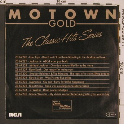 Robinson,Smokey & the Miracles: The Tears of a Clown/Shop Around, Motown Gold(ZB 36230), D, Ri,  - 7inch - T5546 - 4,00 Euro