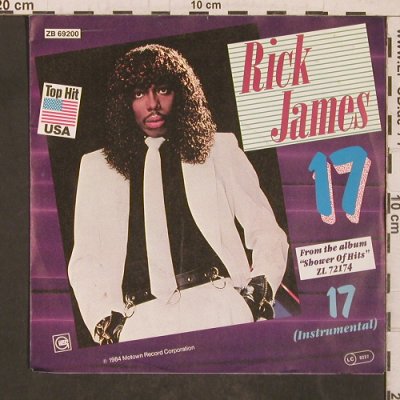 James,Rick: 17 / 17 instr., Gordy(ZB 69200), D, 1984 - 7inch - T5632 - 3,00 Euro