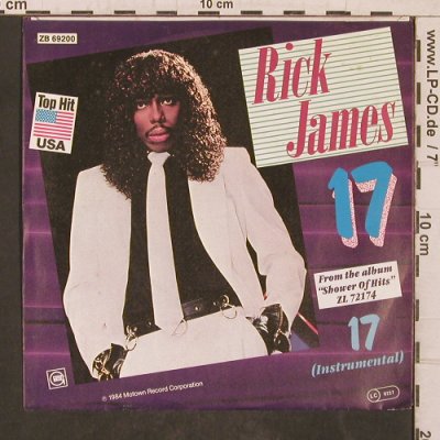 James,Rick: 17 / 17 instr., Gordy(ZB 69200), D, 1984 - 7inch - T5632 - 3,00 Euro