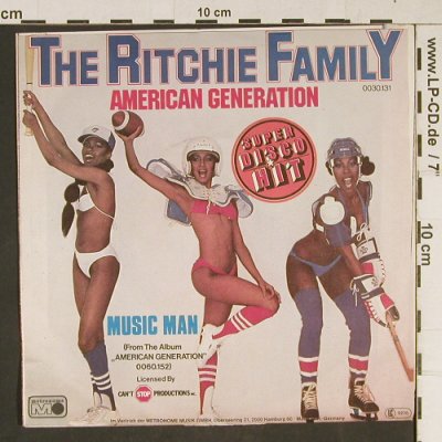Ritchie Family: American Generation, Metronome(0030.131), D, 1978 - 7inch - T941 - 2,50 Euro