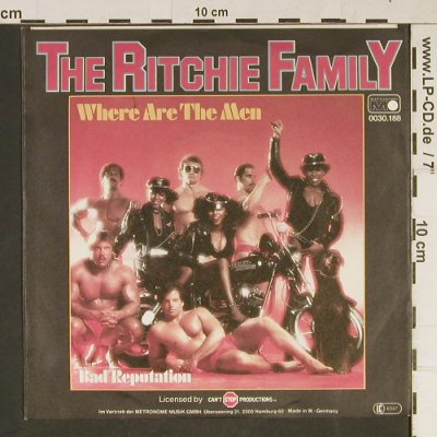 Ritchie Family: Where Are The Men, Metronome(0030.188), D, 1979 - 7inch - T942 - 2,50 Euro