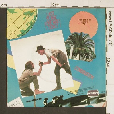 Eastwood,Clint & General Sain: Last Plane/Combination, MCA (259 257-7), D, 1984 Typ: 7" Best.-Nr.: T114 Preis: 3,00 Euro