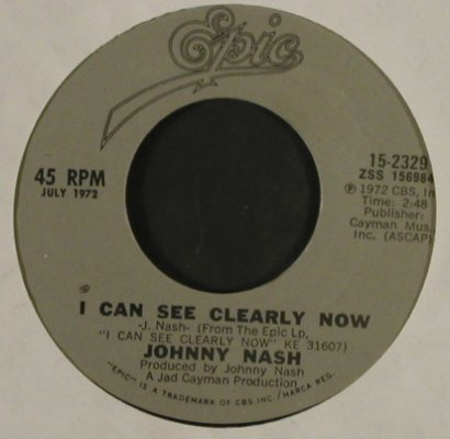 Nash,Johnny: Stir It Up/I Can See Clearly Now,Ri, Epic, LC(15-2329), US, 1987 - 7inch - T2922 - 3,00 Euro
