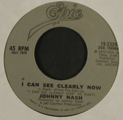Nash,Johnny: Stir It Up/I Can See Clearly Now,Ri, Epic, LC (15-2329), US, 1987 Typ: 7" Best.-Nr.: T2922 Preis: 3,00 Euro