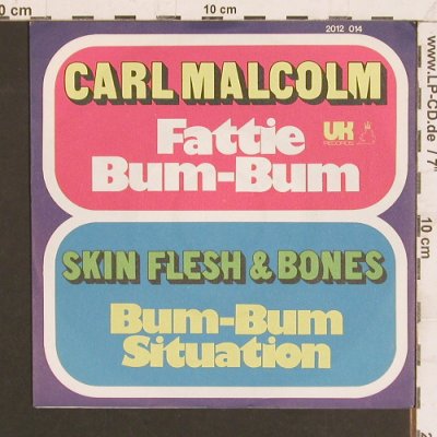 Malcolm,Carl / Skin Flesh&Bones: Fattie Bum-Bum/Bum-Bum Situation, UK Rec. (2012 014), D, 1975 Typ: 7" Best.-Nr.: T5200 Preis: 5,00 Euro