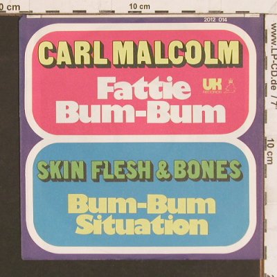 Malcolm,Carl / Skin Flesh&Bones: Fattie Bum-Bum/Bum-Bum Situation, UK Rec.(2012 014), D, 1975 - 7inch - T5200 - 5,00 Euro