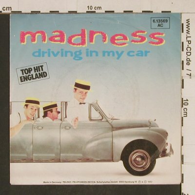 Madness: Driving In My Car, m-/vg+, Stiff (BUY153) (6.13569 AC), D, 1982 Typ: 7" Best.-Nr.: T621 Preis: 2,00 Euro