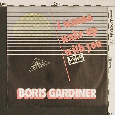 Gardiner,Boris: I Wanna Wake Up With You, Chic (6.14670 AC), D, 1986 Typ: 7" Best.-Nr.: T8 Preis: 2,50 Euro