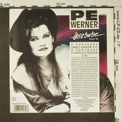 Pe Werner: Herzbube, Intercord(INT 110.318), D, 1990 - 7inch - S7476 - 3,00 Euro