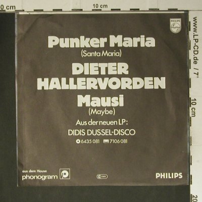 Hallervorden,Dieter: Punker Maria / Mausi, Philips(6005 098), D, 1980 - 7inch - S7521 - 3,00 Euro