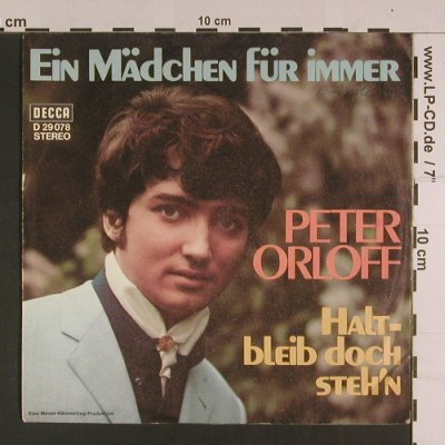 Orloff,Peter: Ein Mädchen Für Immer, woc, Decca(D 29 078), D,  - 7inch - S7696 - 2,50 Euro