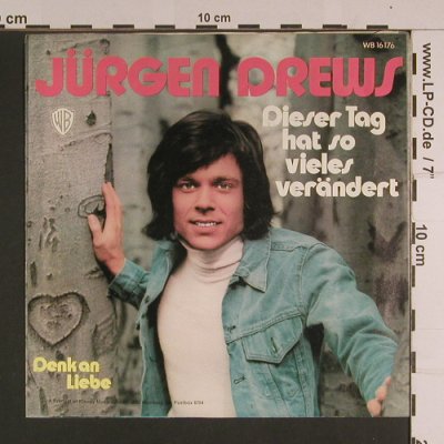 Drews,Jürgen: Dieser Tag hat so vieles verändert, WB (WB 16 176), D, vg-/m-, 1972 Typ: 7" Best.-Nr.: S7788 Preis: 1,50 Euro