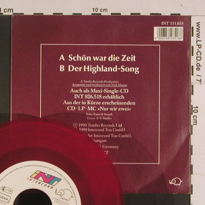 Whittaker,Roger: Schön war die Zeit/Highland Song, Intercord(INT 111.653), D,redVinyl, 1990 - 7inch - S8012 - 3,00 Euro