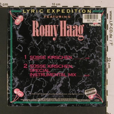 Lyric Expedition feat Romy Haag: Süsse Kirschen / sp.instr.mix, Teldec(9031-71302-7), D, 1990 - 7inch - S8063 - 2,50 Euro