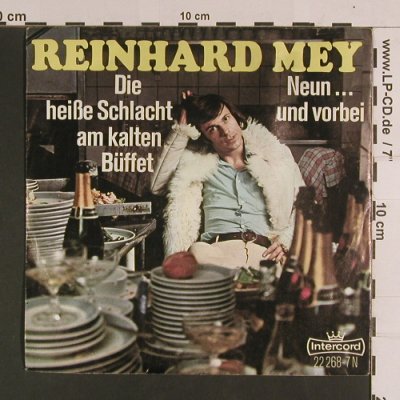 Mey,Reinhard: Die heiße Schlacht am kalten Büffet, Intercord(22 268-7 N), D, vg+/m-,  - 7inch - S8108 - 2,50 Euro