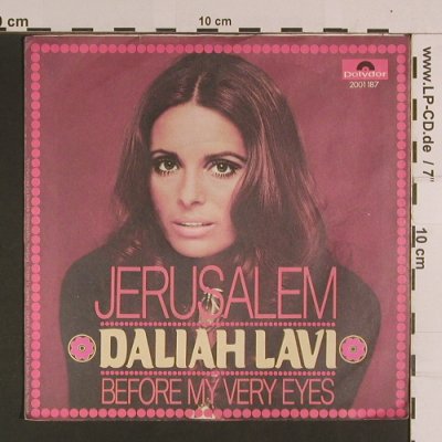 Lavi,Daliah: Jerusalem / Before My Very Eyes, Polydor(2001 187), D, 1971 - 7inch - S8117 - 2,50 Euro