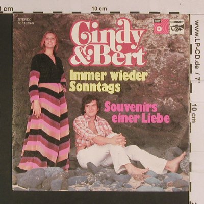 Cindy & Bert: Immer wieder Sonntags, BASF/Cornet(05 11679-9), D,  - 7inch - S8132 - 2,50 Euro