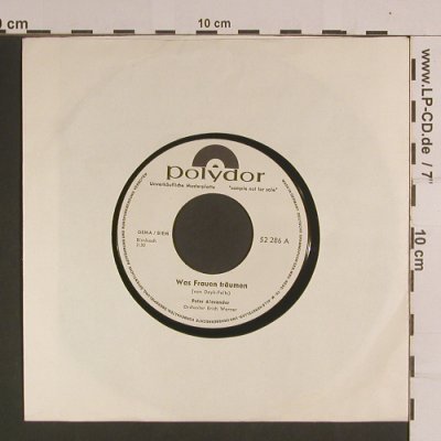 Alexander,Peter: Was Frauen Träumen/Toi-toi-toi, Polydor Muster(52 286), D,NoCover, 1964 - 7inch - S8184 - 5,00 Euro