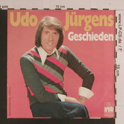Jürgens,Udo: Wilde Kirschen / Geschieden, Ariola(13 333 AT), D,  - 7inch - S8213 - 3,00 Euro
