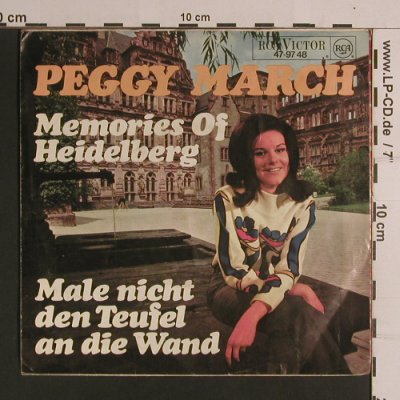 March,Peggy: Male Nicht Den Teufel An Die Wand+1, RCA(47-97 48), D, vg+/vg+,  - 7inch - S8235 - 3,00 Euro