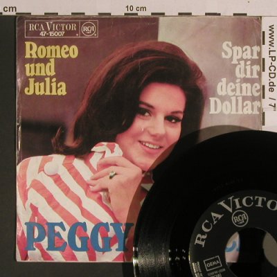 March,Peggy: Romeo & Julia/Spar Dir Deine Dollar, RCA Victor(47-15007), D,vg+/vg+,  - 7inch - S8264 - 3,00 Euro