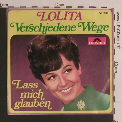 Lolita: Verschiedene Wege, Polydor(53 096), D, 1968 - 7inch - S8347 - 3,00 Euro