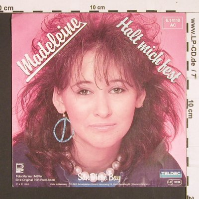 Madeleine: Halt mich fest, Teldec(6.14110 AC), D, 1984 - 7inch - S8405 - 2,50 Euro