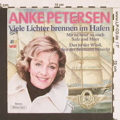 Petersen,Anke: Viele Lichter brennen im Hafen, LotarOliasColl.(Möwe 1011), D,  - 7inch - S8417 - 3,00 Euro