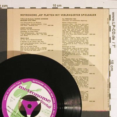 Felix,Franz: Wenn ich mit meinem Dackel, Metronome (MEP 1109), D Typ: EP Best.-Nr.: S8485 Preis: 3,00 Euro