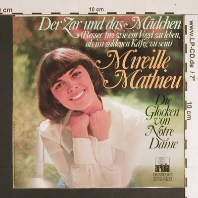 Mathieu,Mireille: Der Zar und das Mädchen, Ariola(16 300 AT), D, 1975 - 7inch - S8507 - 2,00 Euro