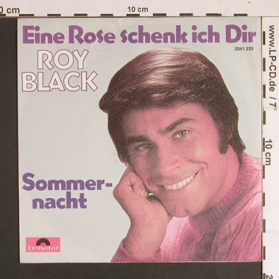Black,Roy: Eine Roseschenk ich dir, Polydor(2041 233), D, 1972 - 7inch - S8516 - 2,50 Euro