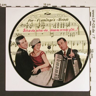 Fox-Flamingo's/Wobst/RolfSommerfeld: Schade,Schade, das es so was gibt!, BB-PictureDisc (50), D,NoCover Typ: 7"P Best.-Nr.: S8563 Preis: 5,00 Euro