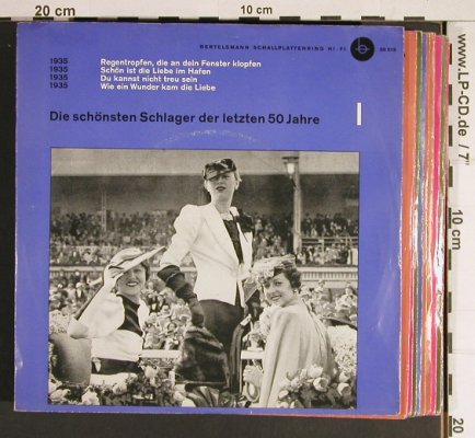 V.A.Die schönsten Schlager: der letzten 50 Jahre, 1935-1948, Bertelsmann(36 513-36 524), D,  - EPx12 - S8566 - 15,00 Euro