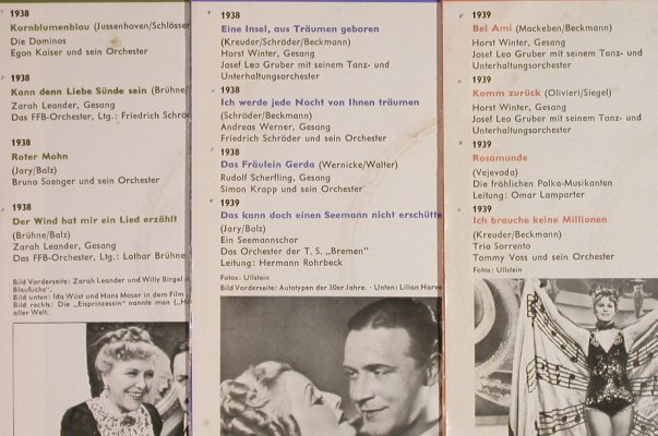V.A.Die schönsten Schlager: der letzten 50 Jahre, 1935-1948, Bertelsmann(36 513-36 524), D,  - EPx12 - S8566 - 15,00 Euro