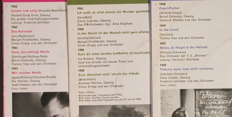 V.A.Die schönsten Schlager: der letzten 50 Jahre, 1935-1948, Bertelsmann(36 513-36 524), D,  - EPx12 - S8566 - 15,00 Euro