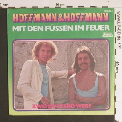 Hoffmann & Hoffmann: Mit den Füssen im Feuer, Gloria(0033.204), D, 1979 - 7inch - S8579 - 2,50 Euro