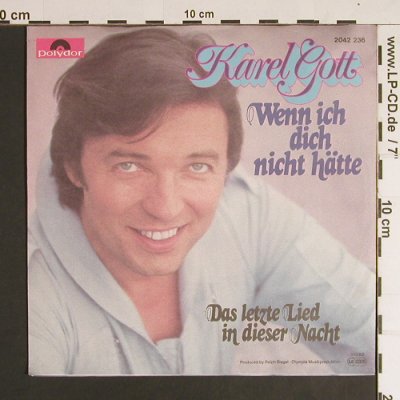 Gott,Karel: Wenn ich dich micht hätte, Polydor(2042 236), D, 1980 - 7inch - S8590 - 2,50 Euro