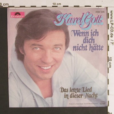 Gott,Karel: Wenn ich dich micht hätte, Polydor(2042 236), D, 1980 - 7inch - S8590 - 2,50 Euro