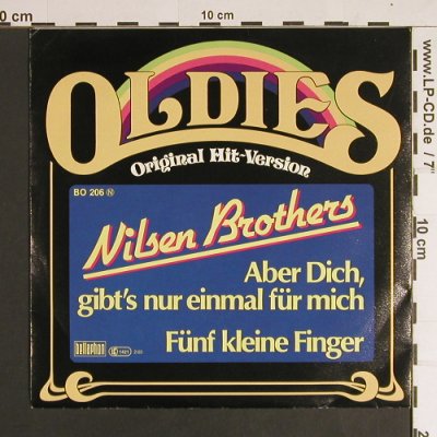 Nilsen Brothers: Aber dich gibt's nur einmal fürmich, Bellaphon(BO 206), D, Ri,  - 7inch - S8594 - 2,50 Euro