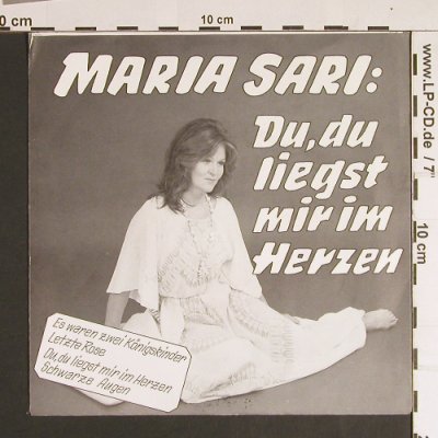 Sari,Maria: Du,du liegst mir im Herzen, Teldec(66.11827-01-1), D, 1987 - 7inch - S8613 - 3,00 Euro