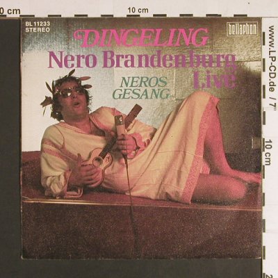 Brandenburg,Nero: Dingeling / Neros Gesang, vg-/m-, Bellaphon(BL 11 233), D,  - 7inch - S8631 - 2,50 Euro
