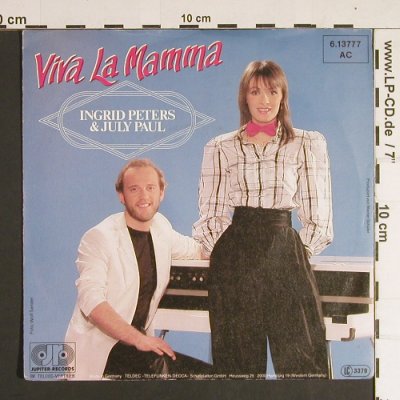 Peters,Ingrid & Paul,July: Viva la Mamma / Der Superstar, Jupiter(6.13777), D,  - 7inch - S8662 - 2,50 Euro