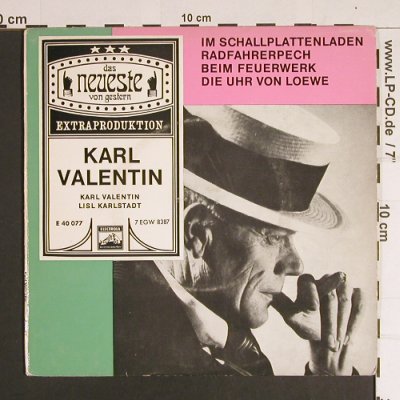 Valentin,Karl & Liesl Karlstadt: Im Schallplattenladen(rec.1929), Electrola(40 077), D,  - EP - S8694 - 2,50 Euro