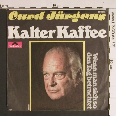 Jürgens,Curd: Kalter Kaffee, Polydor(2041 823), D, 1976 - 7inch - S8697 - 2,50 Euro
