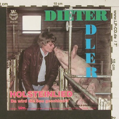 Edler,Dieter "Dieter": Holsteinlied(instrumental), World-Sound-Records (W3.134), D Typ: 7" Best.-Nr.: S8869 Preis: 3,00 Euro