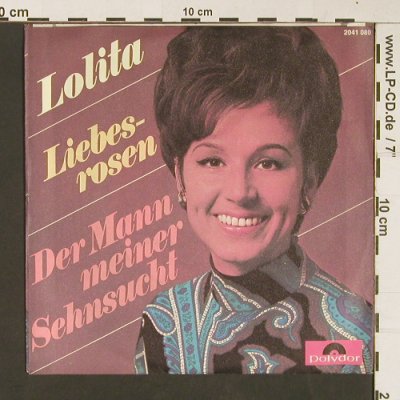 Lolita: Liebes-rosen/Der Mann meiner Sehnsu, Polydor(2041 080), D, 1970 - 7inch - S8935 - 2,50 Euro
