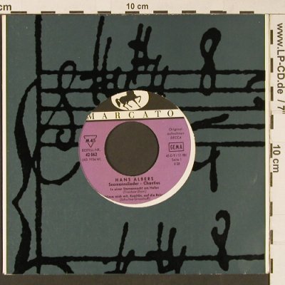 Albers,Hans: Seemannslieder - Chanties, FLC, Marcato (42 062), D Typ: EP Best.-Nr.: S9014 Preis: 4,00 Euro