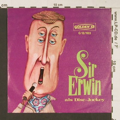 Sir Erwin: Die Polka / Der Tango, vg+/m-, Golden12(G 12/103), D, 1971 - 7inch - S9036 - 3,00 Euro