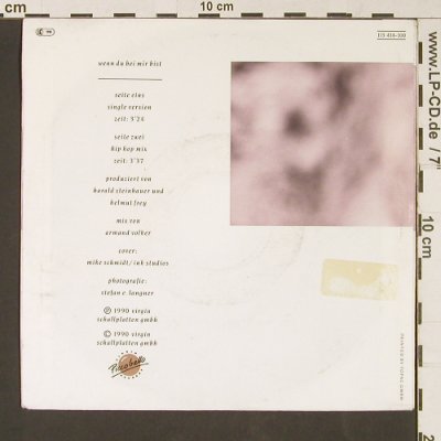 Nicki: Wenn du bei mir bist, m-/vg+, Piccobello/Virgin(113 414), D, Facts, 1990 - 7inch - S9117 - 2,50 Euro