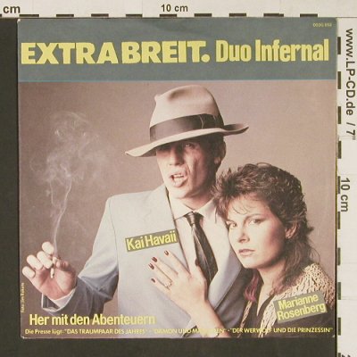 Extrabreit & Marianne Rosenberg: Her Mit Den Abenteuern/Duo Infernal, Metronome (0030.552), D, 1982 Typ: 7" Best.-Nr.: S9156 Preis: 3,00 Euro